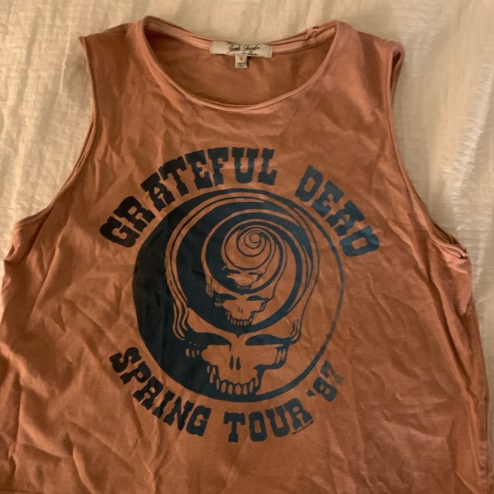 Junk Food Los Angeles Cropped Grateful Dead Tank